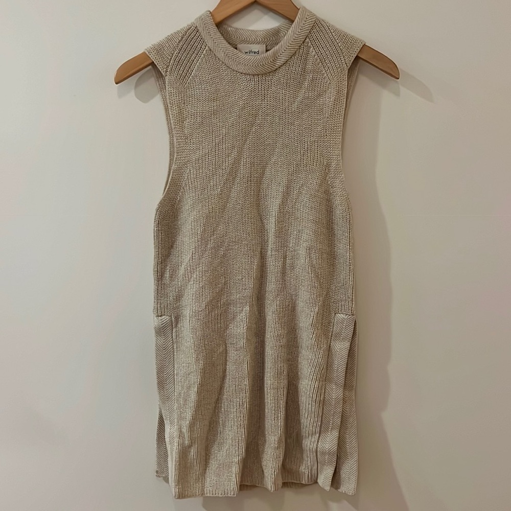 Wilfred Sweater Tank Top - Yarn Made in Italy - XS